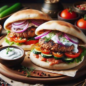 Middle Eastern Turkey Burgers