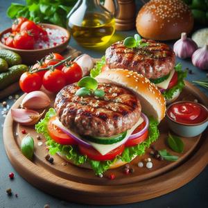 Gourmet Ground Turkey Burgers