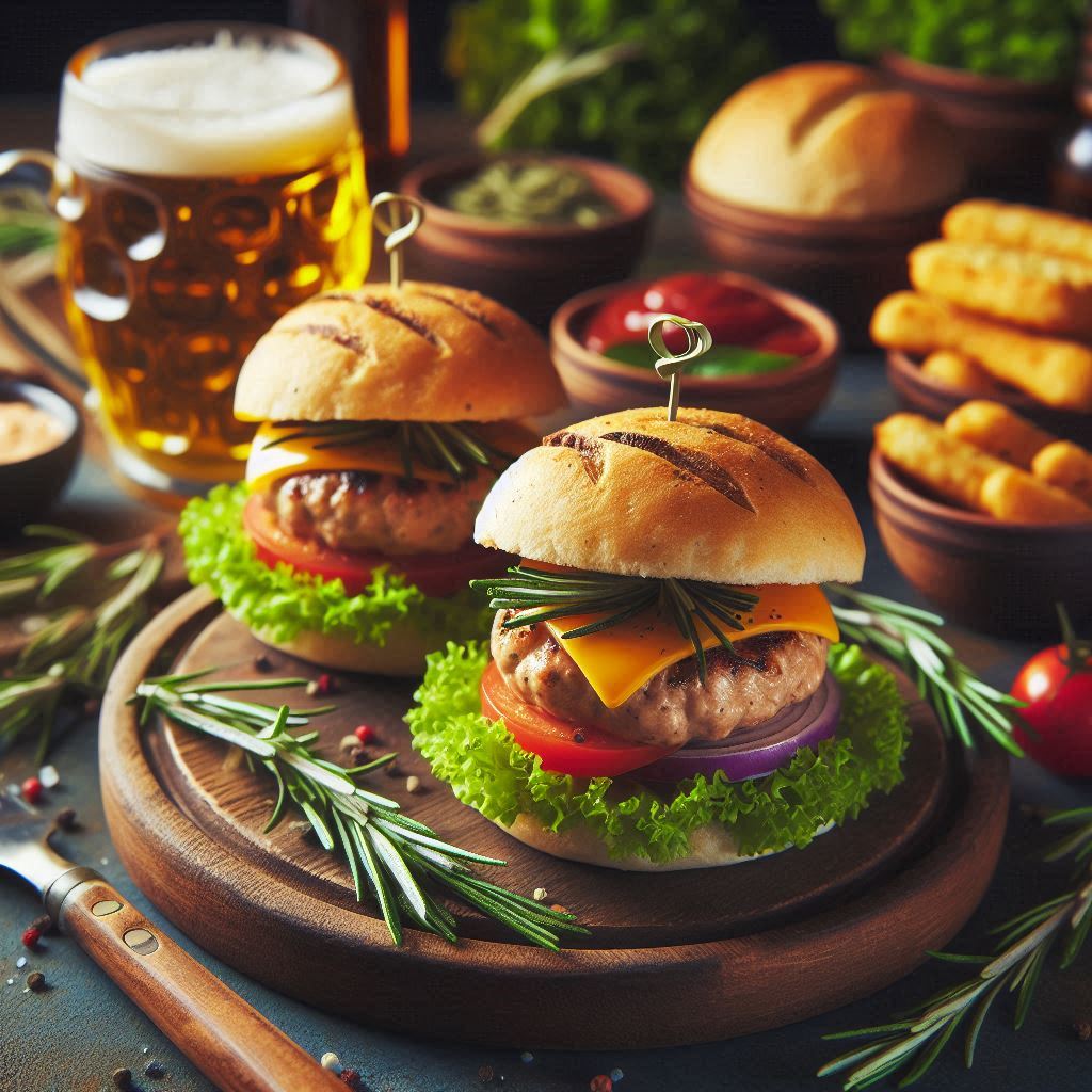 Rosemary Turkey Burgers