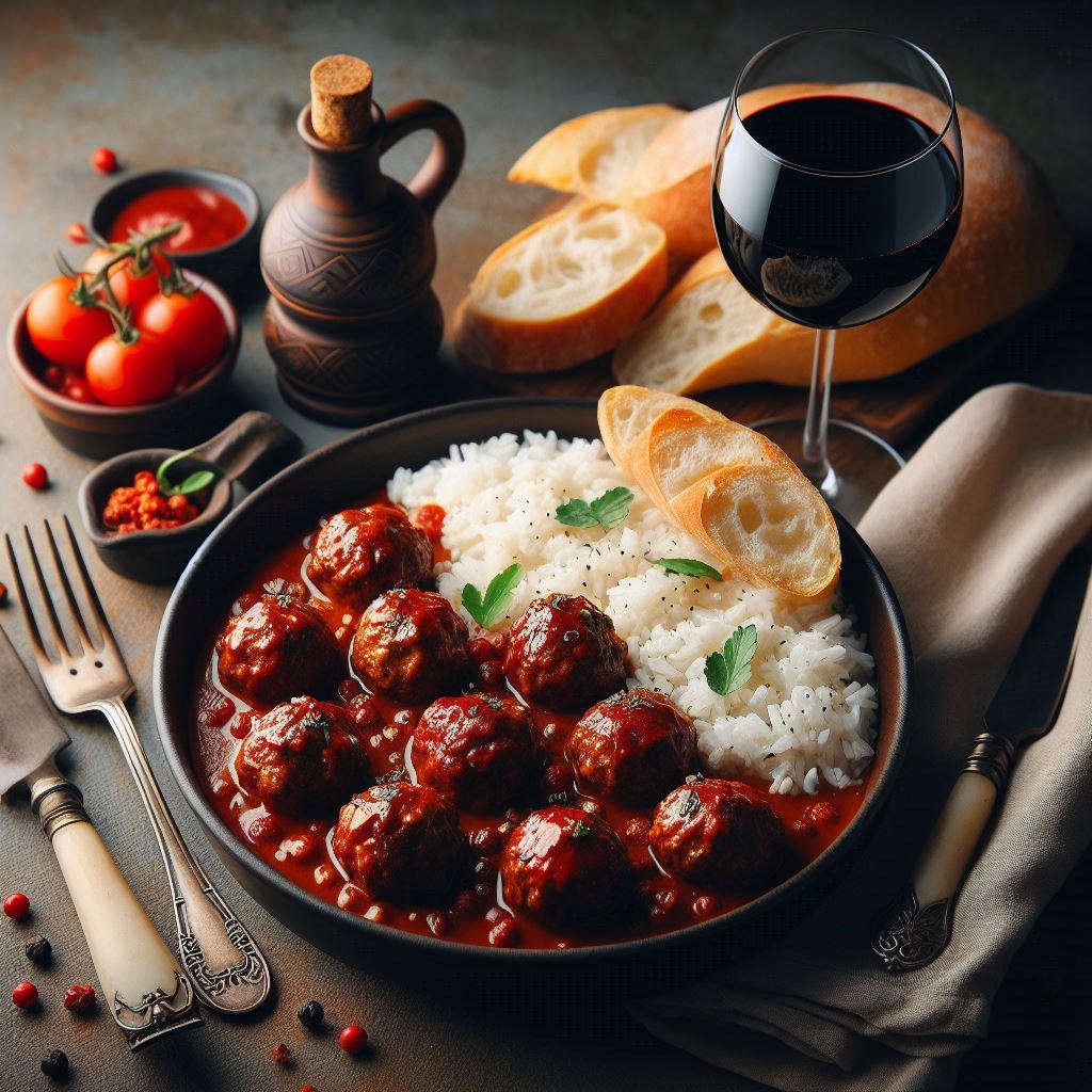 Spanish Chorizo in Red Wine Sauce