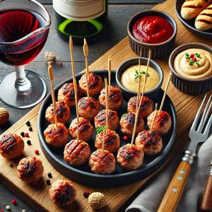 Smoky Turkey Bacon Meatballs