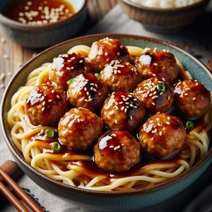 Teriyaki Ground Turkey Meatballs