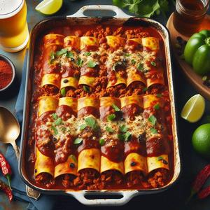 Turkey Enchiladas with Molè Sauce